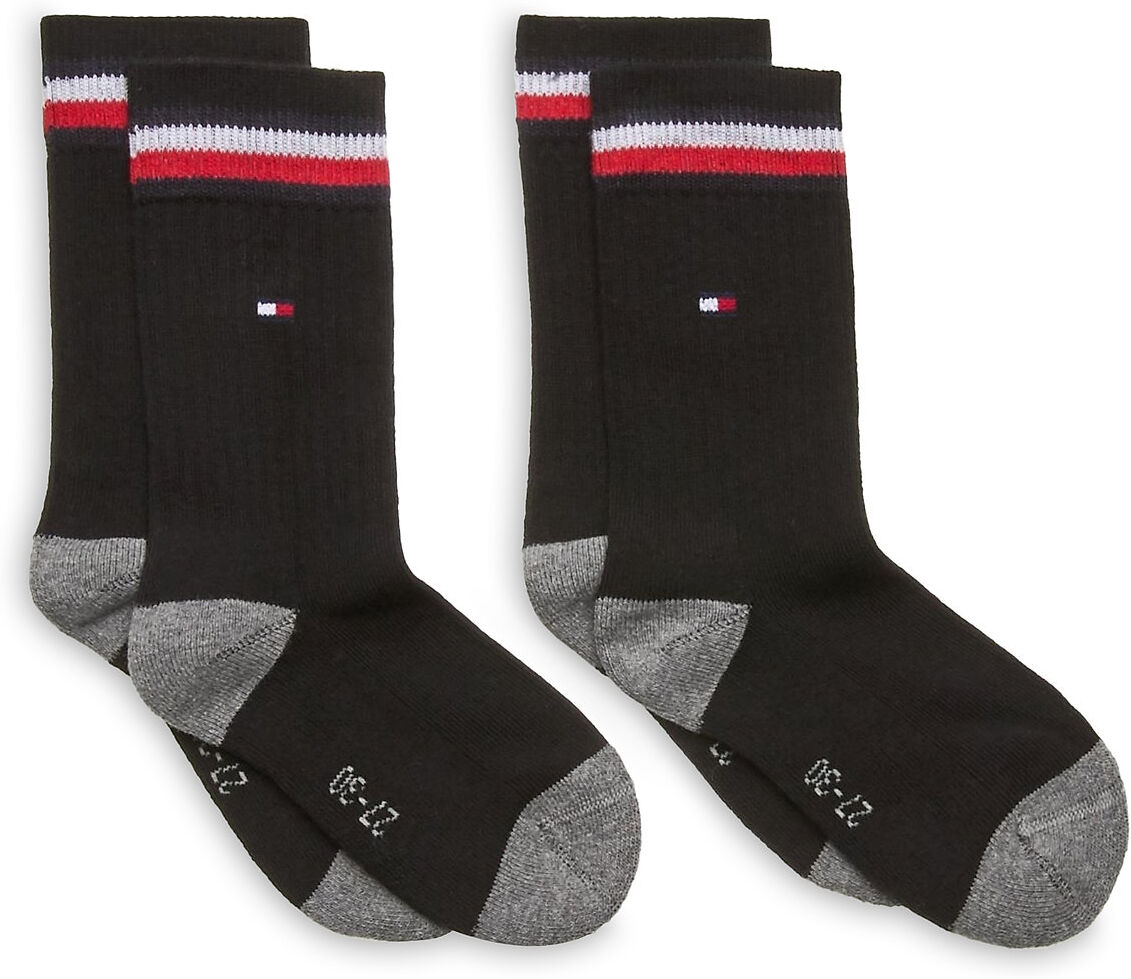 Tommy Hilfiger Th Kids Iconic Sports Sock 2P Socks & Tights Socks Svart Tommy Hilfiger