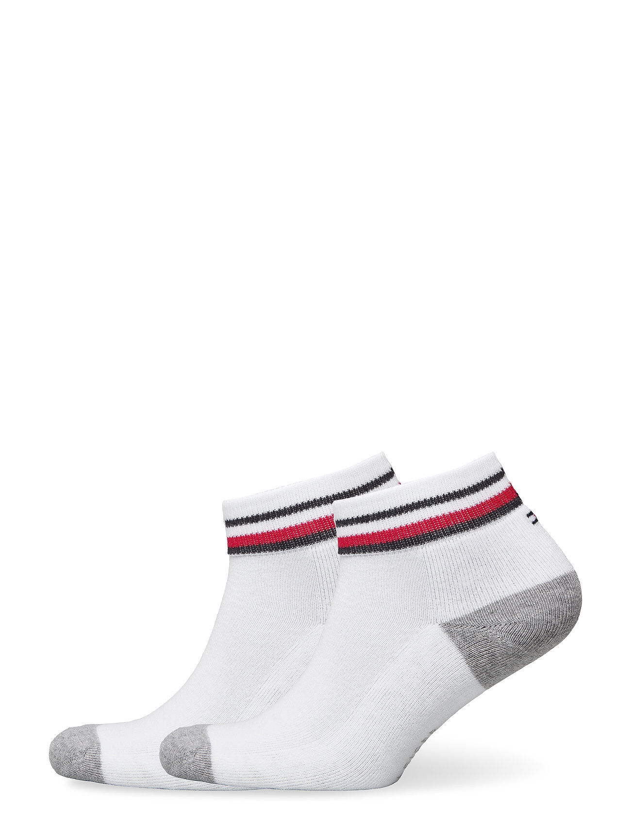 Tommy Hilfiger Th Kids Iconic Sports Quarter 2P Socks & Tights Socks Hvit Tommy Hilfiger