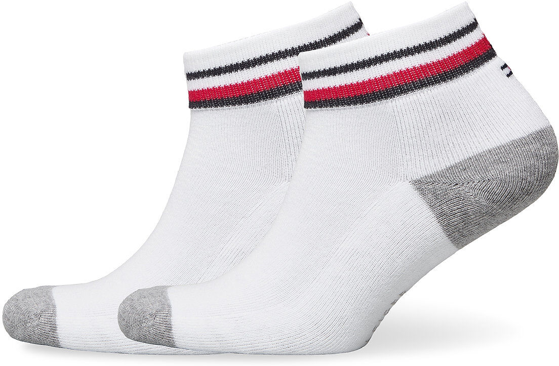 Tommy Hilfiger Th Kids Iconic Sports Quarter 2P Socks & Tights Socks Hvit Tommy Hilfiger