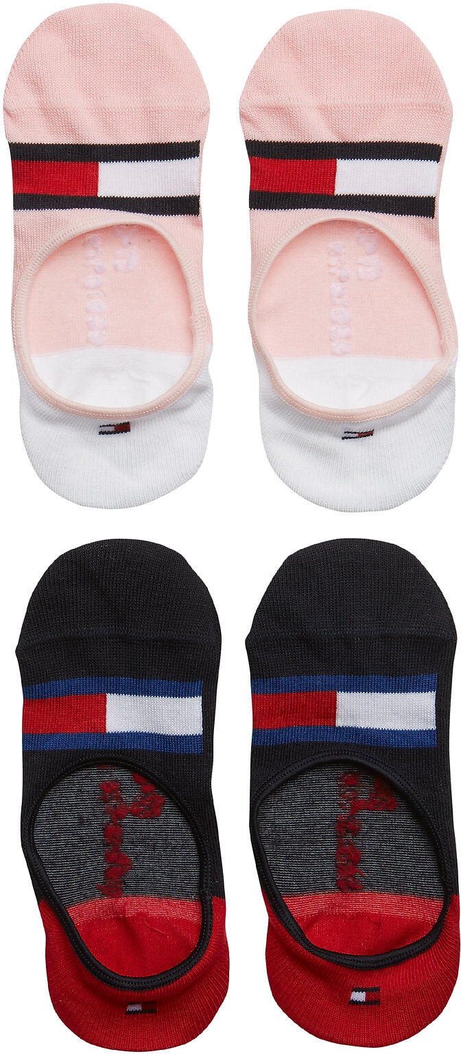 Tommy Hilfiger Th Kids Hilfiger Footie 2P Night & Underwear Socks Multi/mønstret Tommy Hilfiger