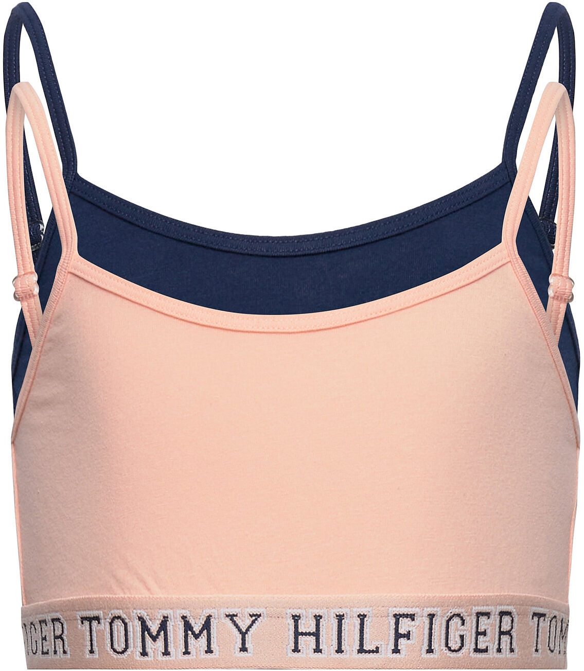 Tommy Hilfiger 2P Bralette Night & Underwear Underwear Tops Beige Tommy Hilfiger