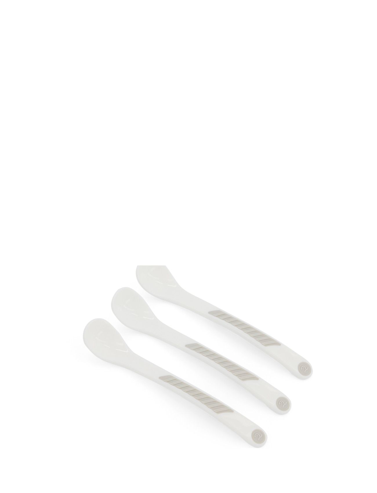 Twistshake 3X Feeding Spoon 4+M White Home Meal Time Cutlery Hvit Twistshake