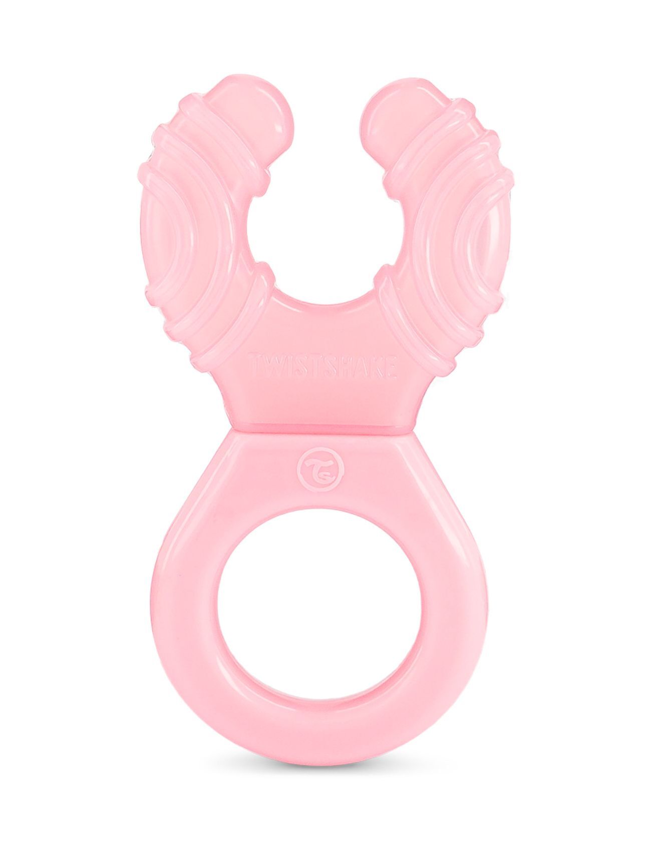 Twistshake Teether Cooler 2+M Pastel Pink Toys Baby Toys Teething Toys Rosa Twistshake