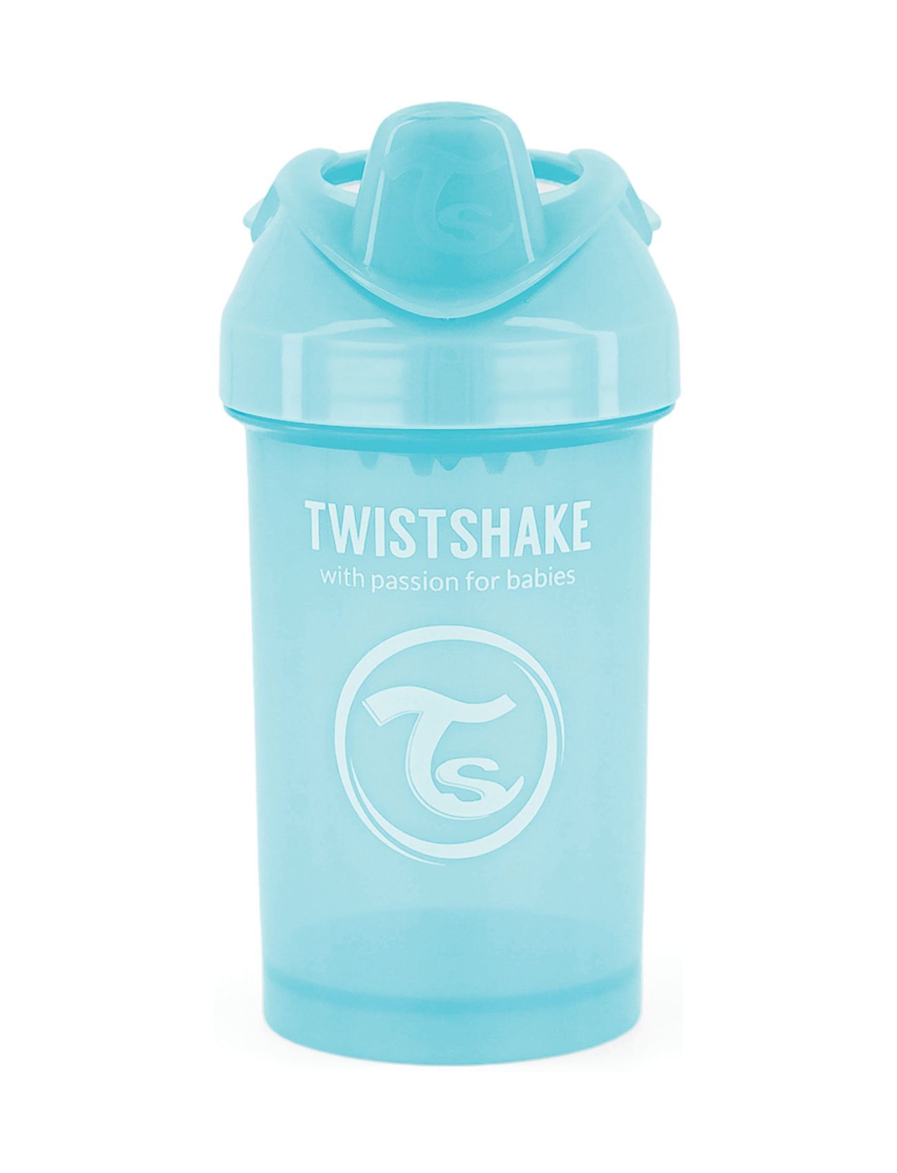 Twistshake Crawler Cup 300Ml 8+M Pastel Blue Home Meal Time Cups & Mugs Sippy Cups Blå Twistshake