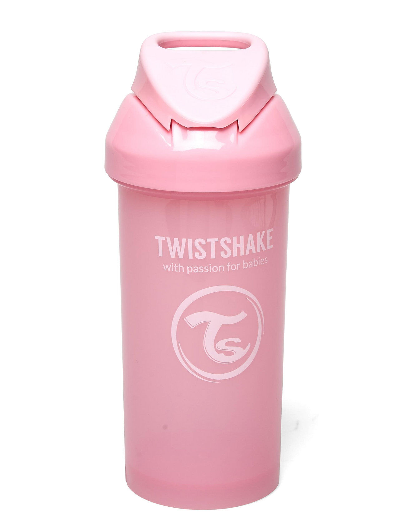 Twistshake Straw Cup 360Ml 6+M Pastel Pink Home Meal Time Cups & Mugs Sippy Cups Rosa Twistshake