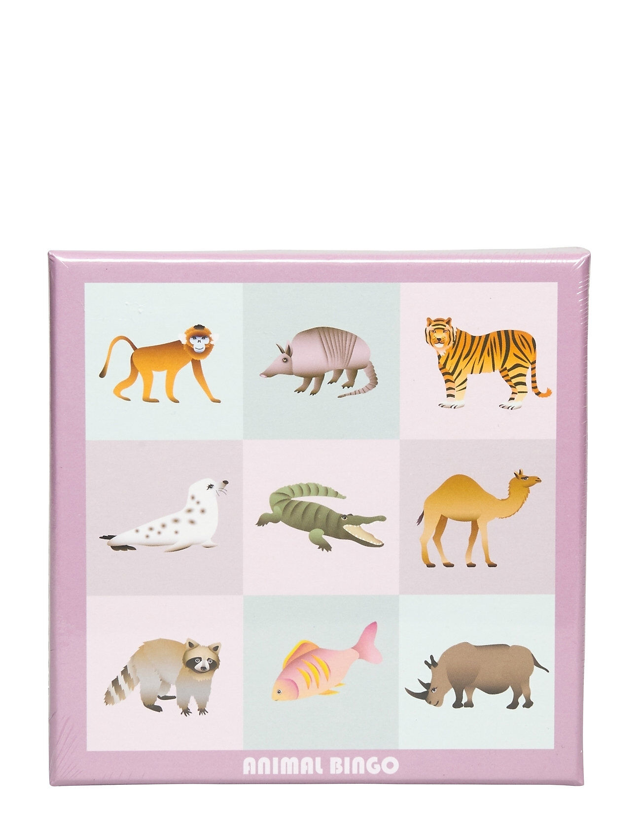 Vissevasse Animal Bingo - Kids Game Toys Puzzles And Games Games Multi/mønstret Vissevasse