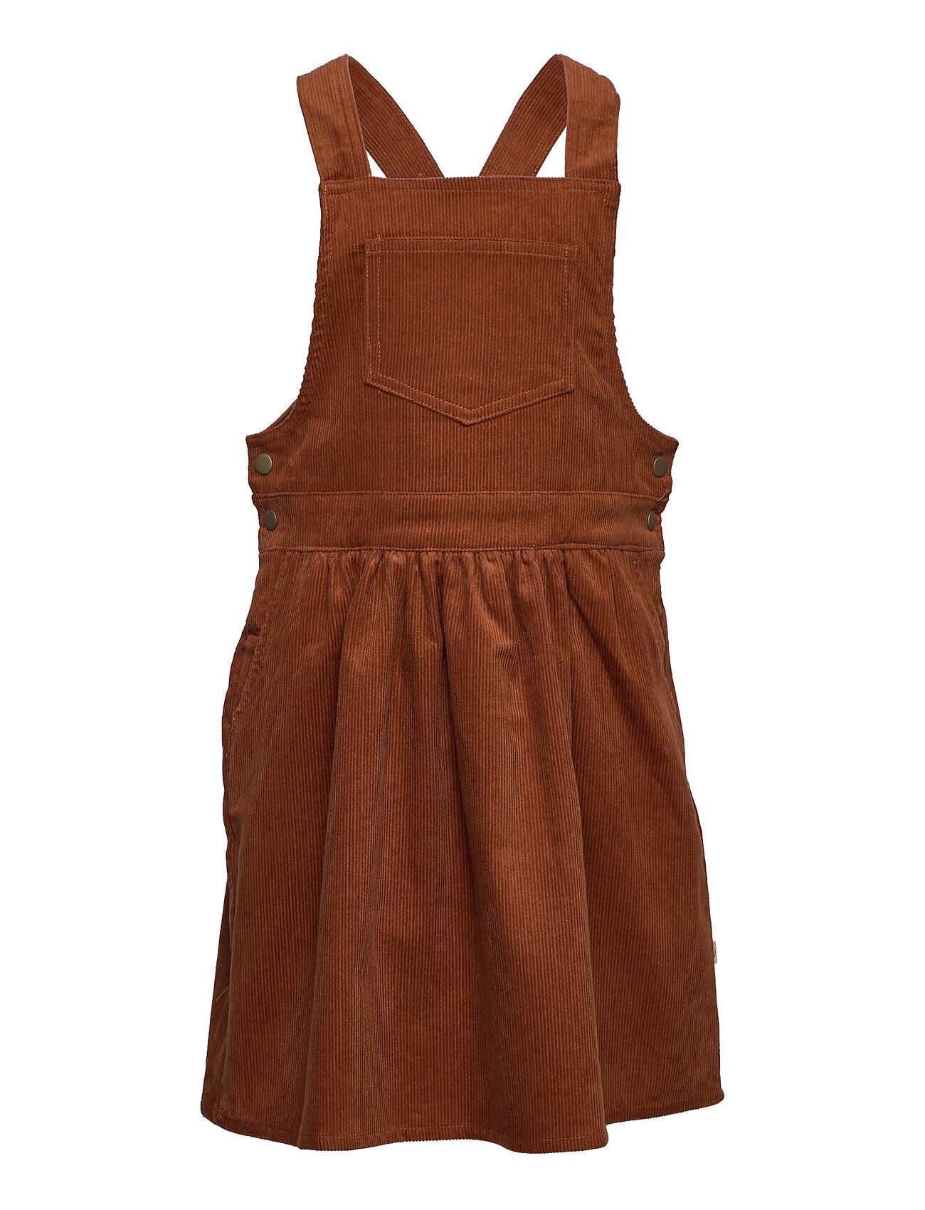 Wheat Apron Dress Conny Dresses & Skirts Dresses Dungaree Dress Brun Wheat