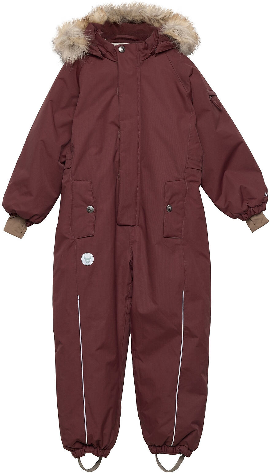 Wheat Snowsuit Moe Tech Outerwear Snow/ski Clothing Snow/ski Coveralls & Sets Rød Wheat