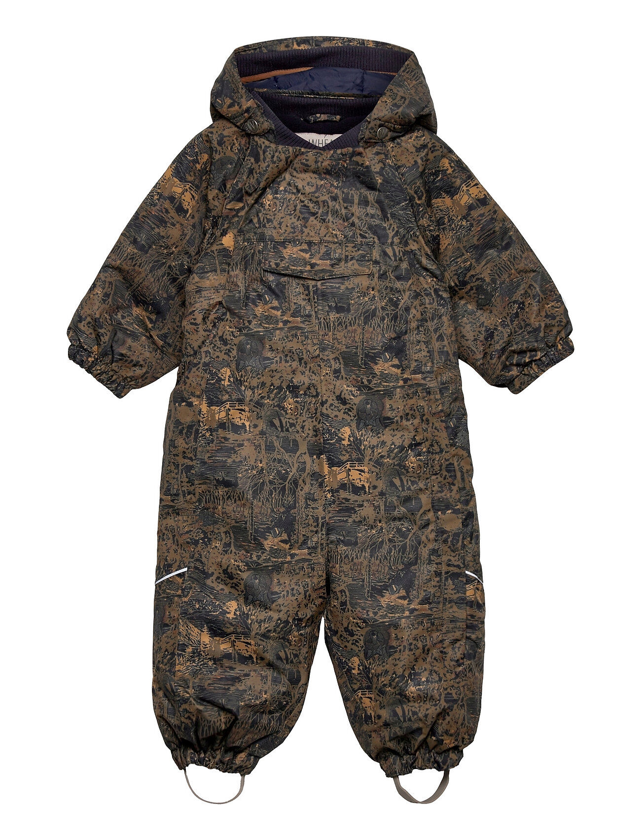 Wheat Snowsuit Adi Tech Outerwear Coveralls Snow/ski Coveralls & Sets Grønn Wheat