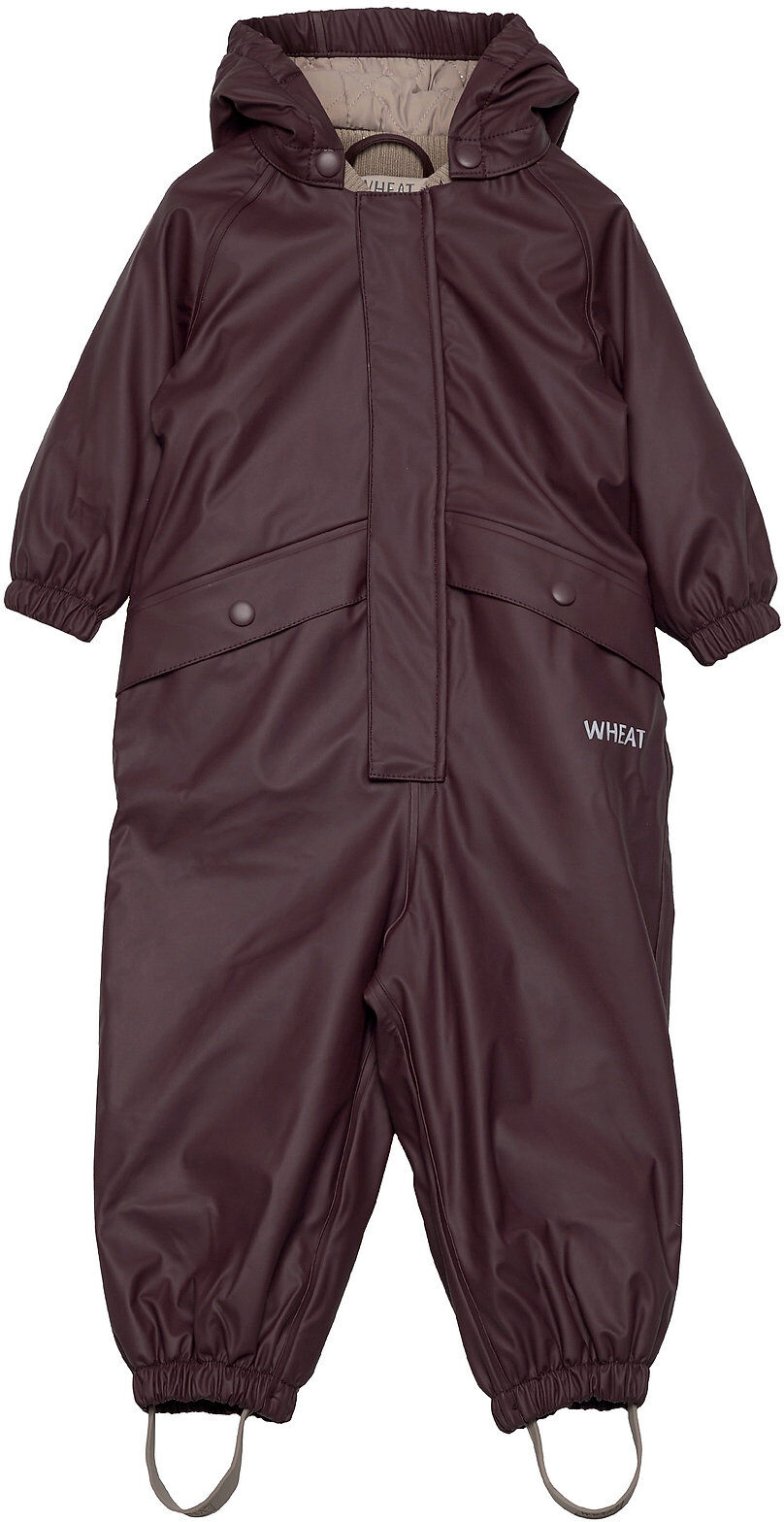 Wheat Thermo Rainsuit Aiko Outerwear Coveralls Rainwear Sets & Coveralls Lilla Wheat