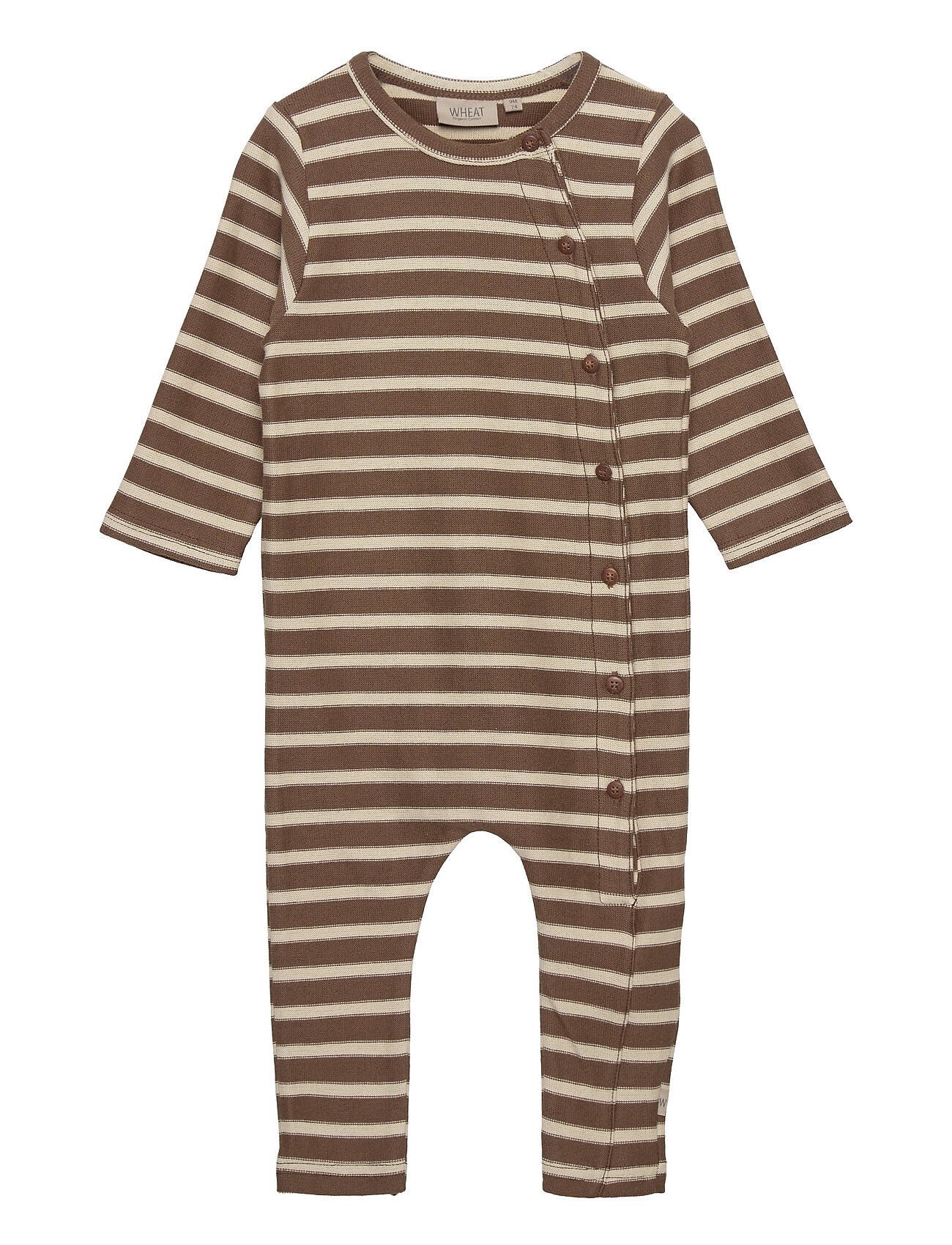 Wheat Jumpsuit Halfdan Langermet Bodysuit Multi/mønstret Wheat