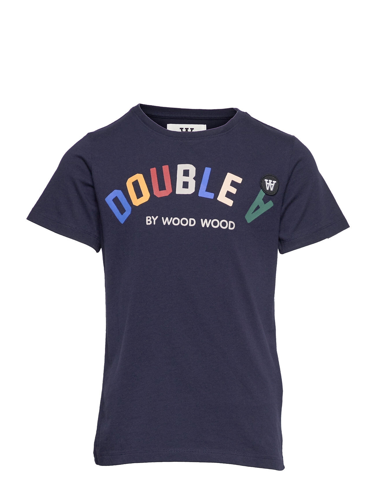 Wood Wood Ola Arch Kids T-Shirt T-shirts Short-sleeved Blå Wood Wood