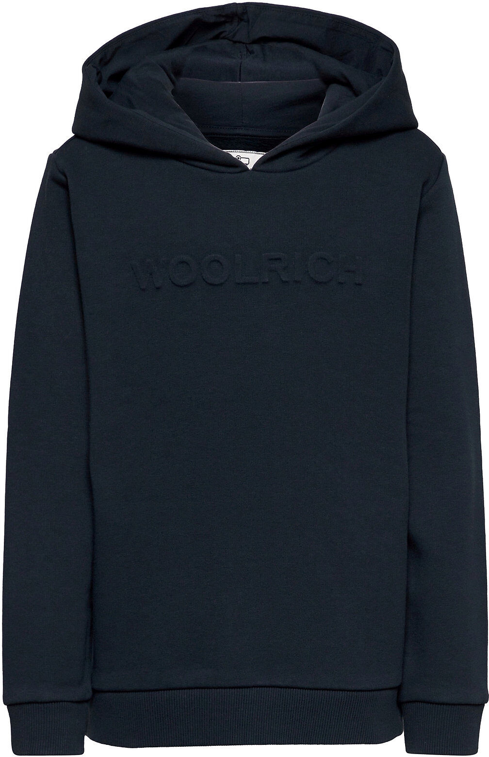 WOOLRICH Logo Hoodie Hettegenser Genser Blå WOOLRICH