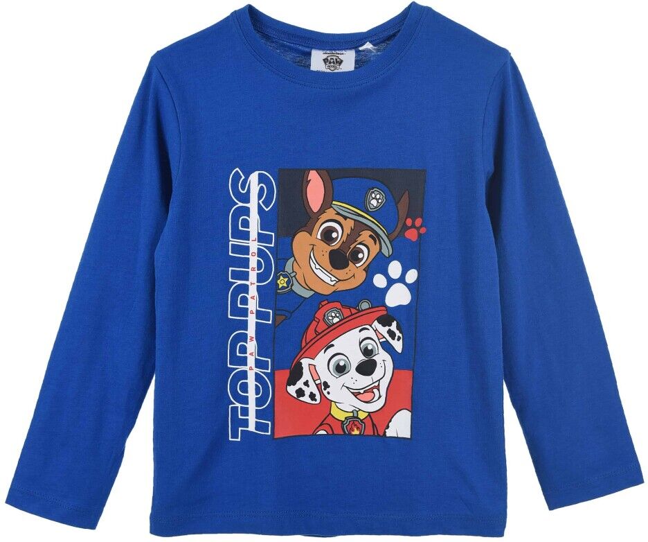 Paw Patrol Top Pups LS T-skjorte Blå Male