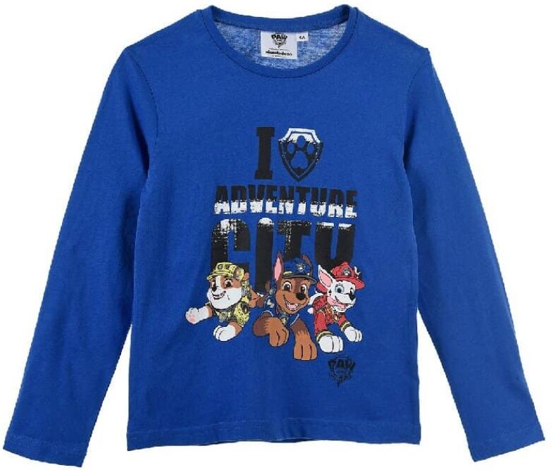 Paw Patrol LS T-skjorte Blå Male