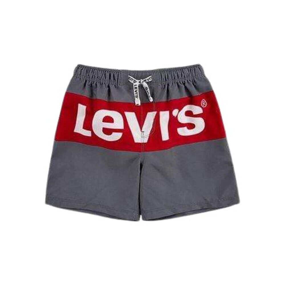 Levi's BOX TAB Logo Badeshorts Grå Male