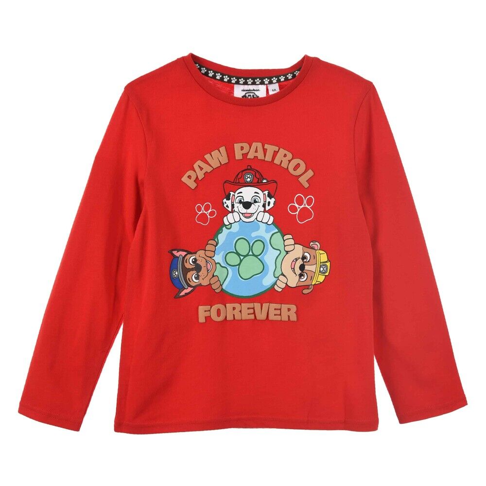 Paw Patrol Forever LS T-skjorte Rød Male