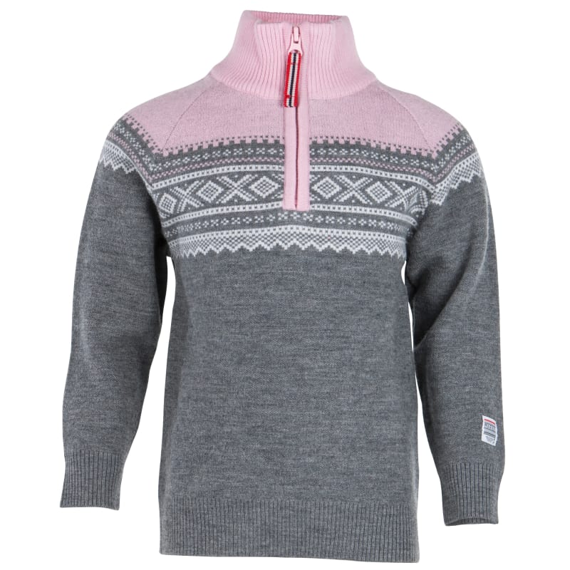 Marius Kids Kids' Wool Sweater with Zip Rosa