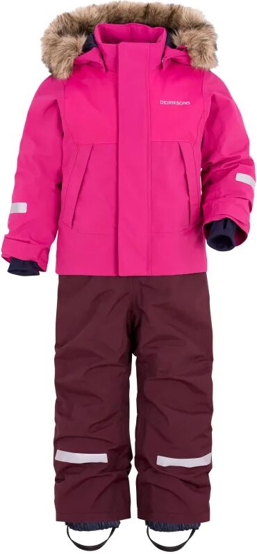 Didriksons Tirian Kids Coverall 2 Rosa