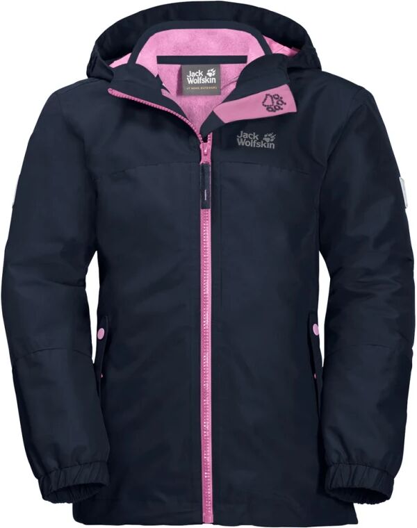 Jack Wolfskin Girls Iceland 3in1 Jacket Blå