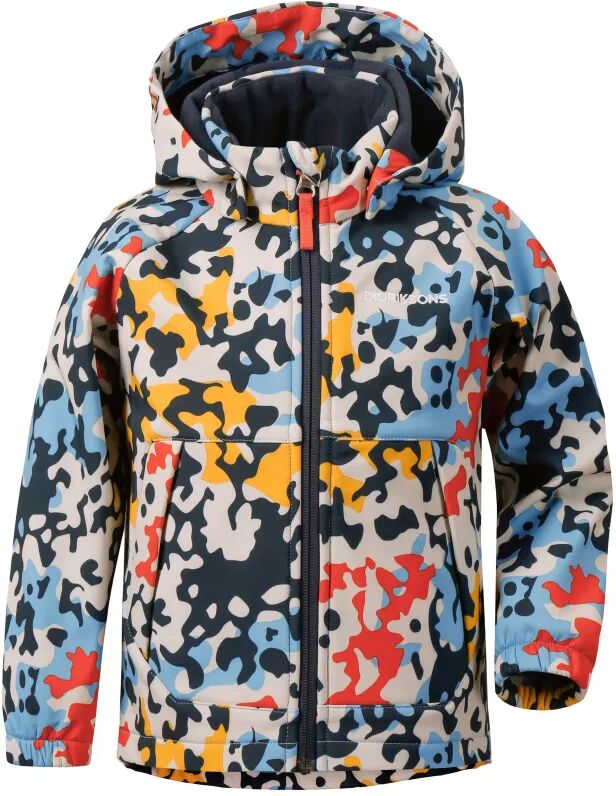 Didriksons Dellen Printed Kids Jacket 3 Flerfarget