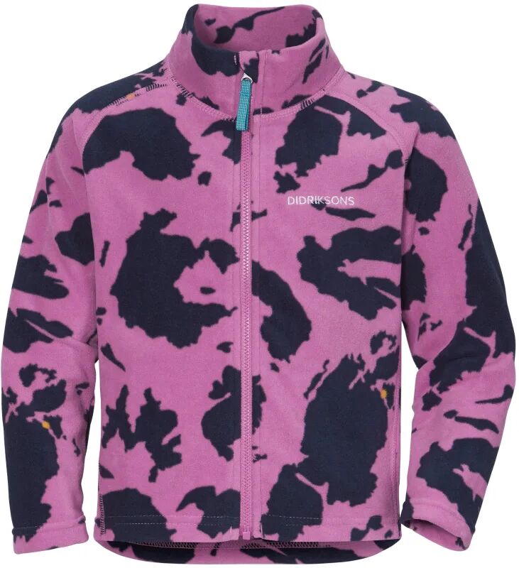 Didriksons Monte Kids Printed Jacket Q4 Rosa