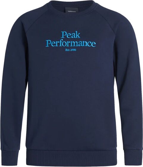 Peak Performance Junior Original Crew Blå