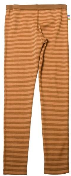 Joha Stripe Leggings I Ull, Kobber