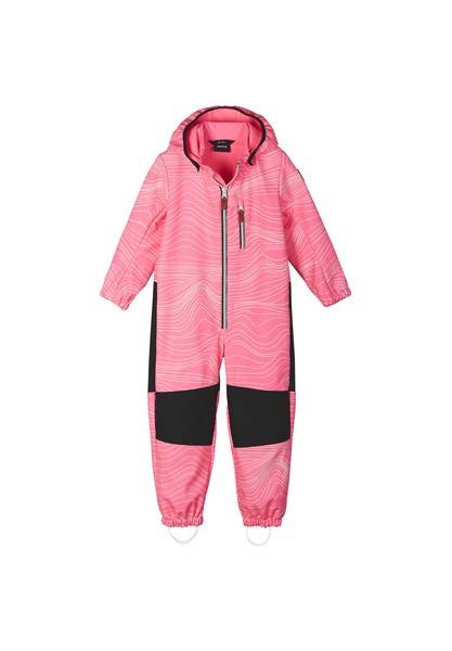 Reima Softshelldress Barn Nurmes, Neon Pink