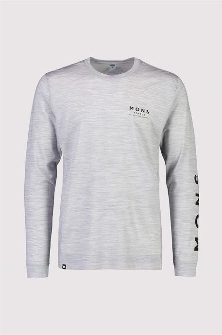 Mons Royale Icon LS M's Grey Marl  XL