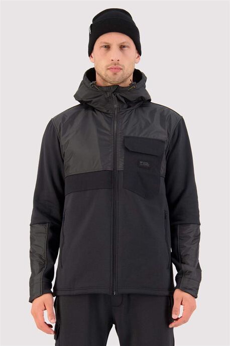 Mons Royale Decade Tech Mid Hoody Black  L