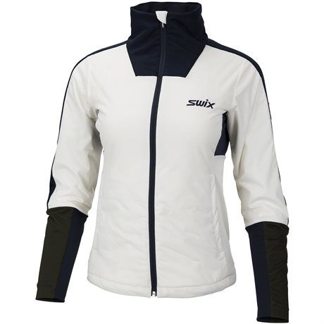 Swix Blizzard XC Jacket, W's Snow White  L