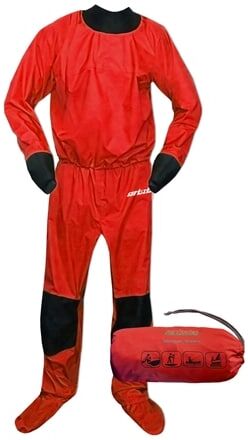 Tahe Air Drysuit, Unisex, Red  XXL