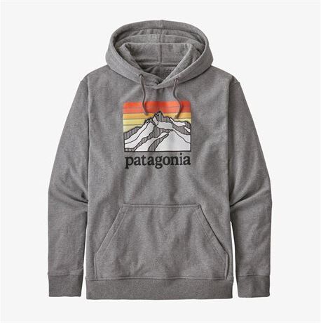 Patagonia Line Logo Ridge Uprisal Hoody M's Gravel Heather  S