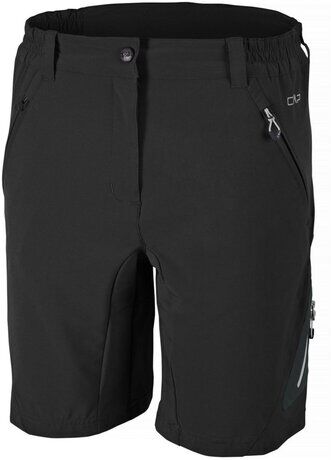 CMP Woman 4-Way Stretch, Bermuda Nero  34