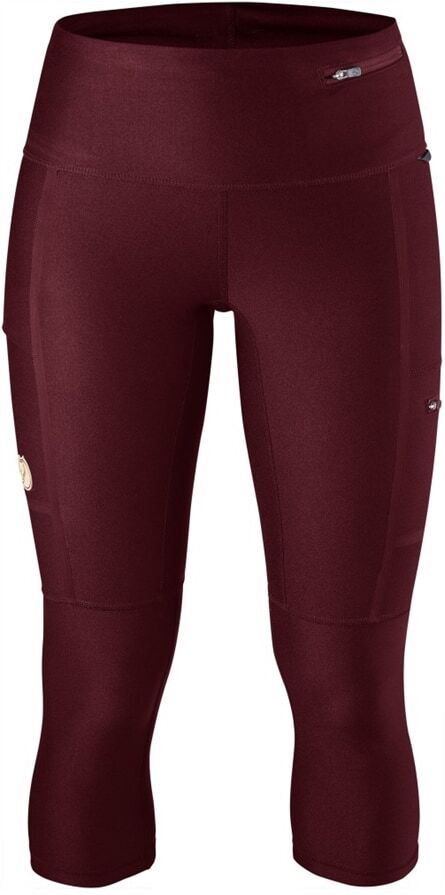 Fjällräven Abisko Trekking Tights 3/4 W's Dark Garnet  M