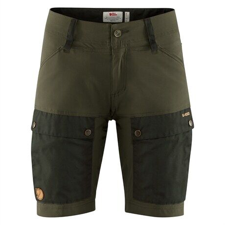 Fjällräven KEB Shorts W's Deep Forest/Laurel Green  40