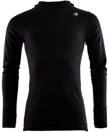 Aclima WarmWool Hood Sweater, M's Jet Black M