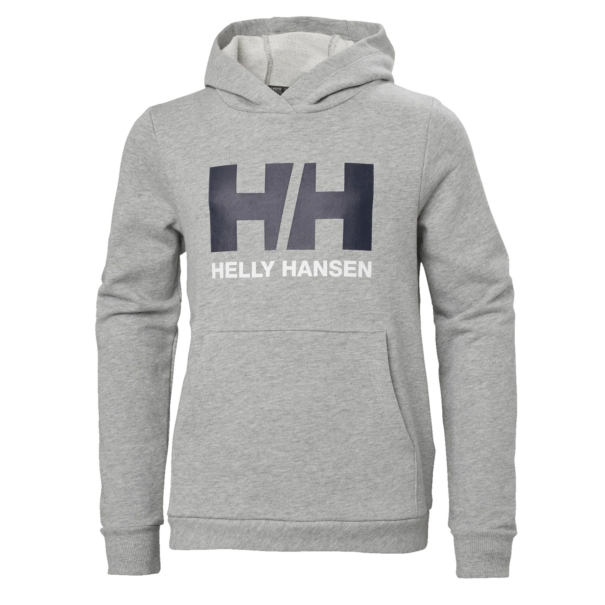 Helly Hansen HH Logo Hoodie 2.0, hettegenser junior 8 949 Grey Melang