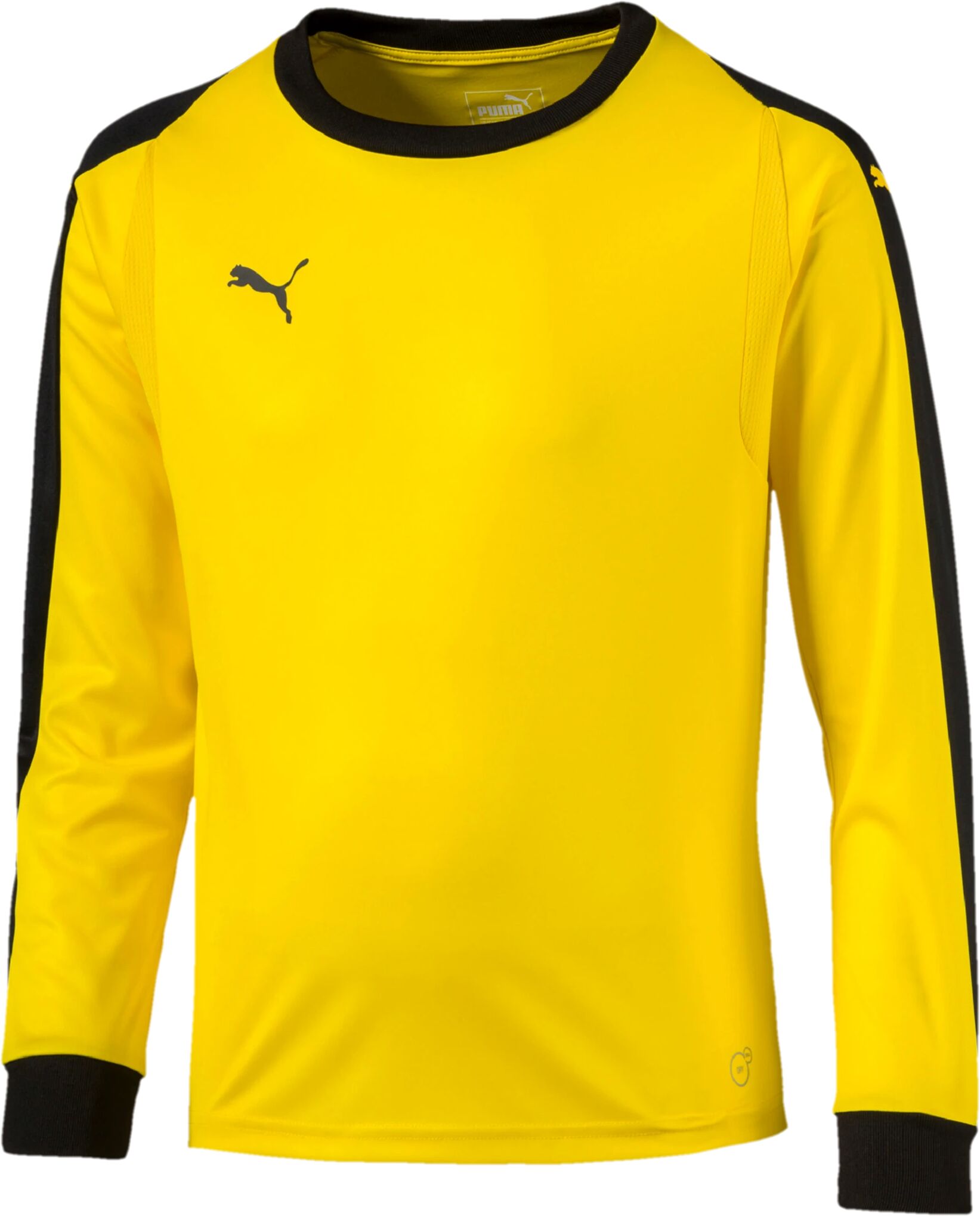 Puma LIGA GK Jersey, keepertrøye junior 128 Cyber Yellow-Puma Bl