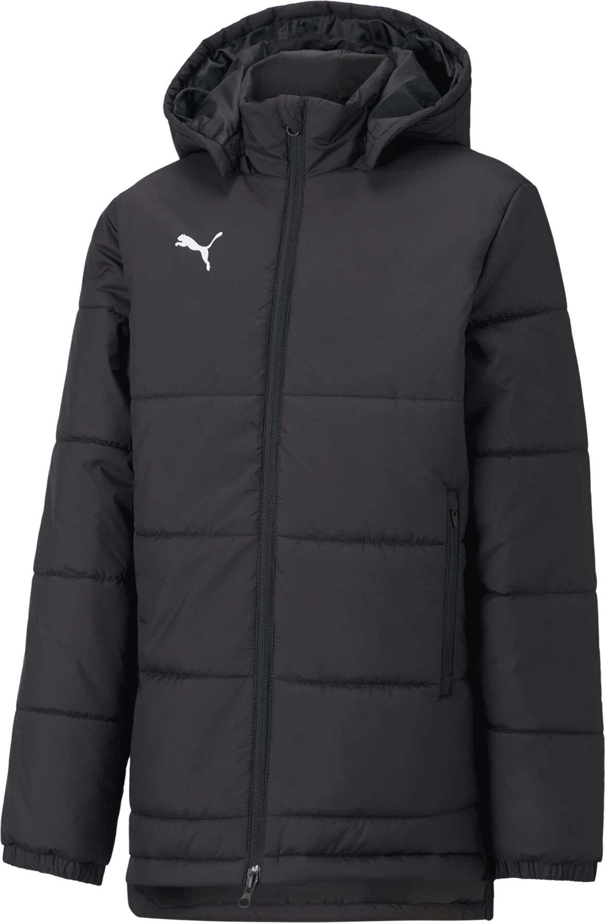 Puma Bench Jacket Jr, jakke junior 140 Puma Black-Puma Whit