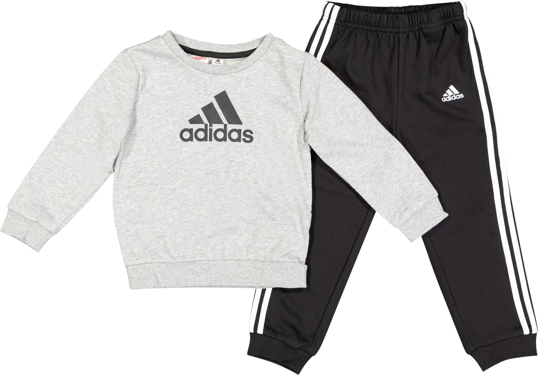 adidas Badge Of Sport Jogger Set, joggedress barn 104CM/4Y Mgreyh/Black