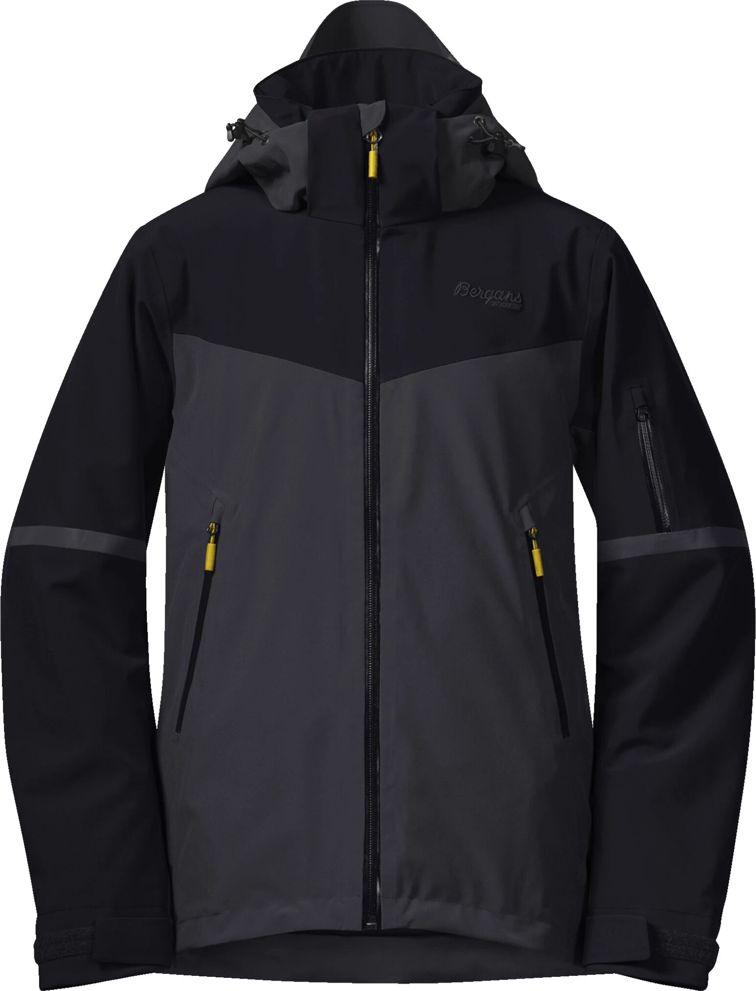 Bergans Oppdal Insulated Jacket, skijakke junior 140 Black/Solidcharcoal/