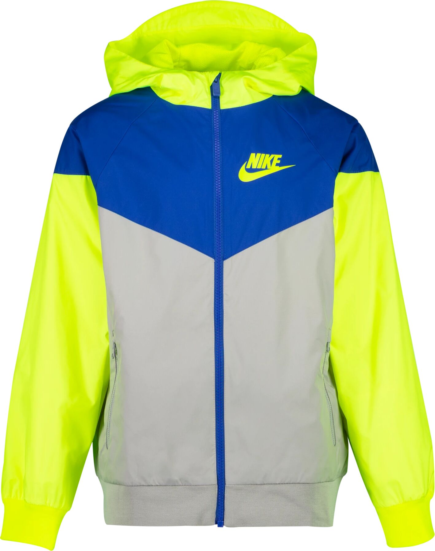 Nike Sportswear Windrunner Jacket, vindjakke barn XL Lt Smoke Grey/game R