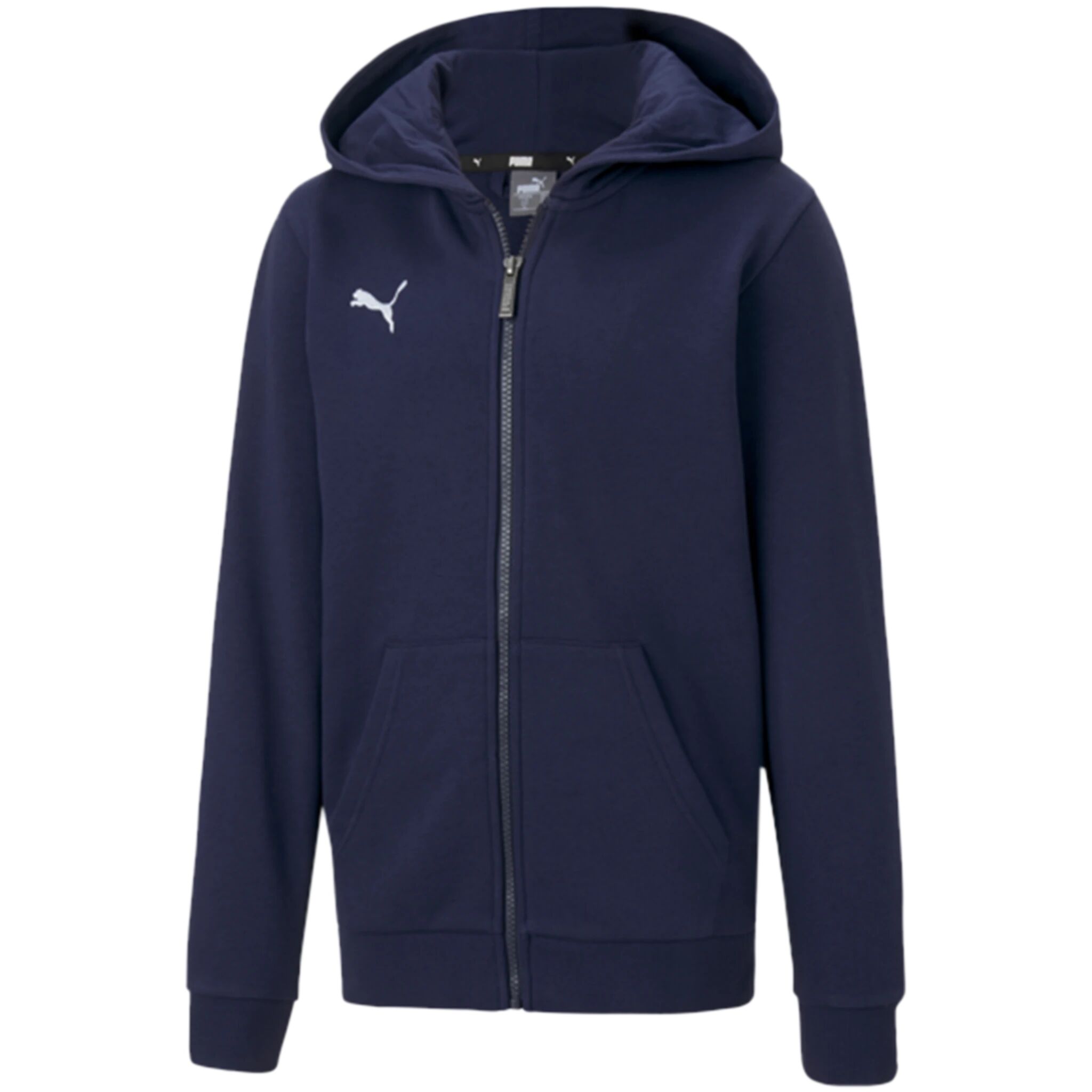 Puma teamGOAL 23 Casuals Hooded Jacket Jr, hettejakke junior 116 Peacoat