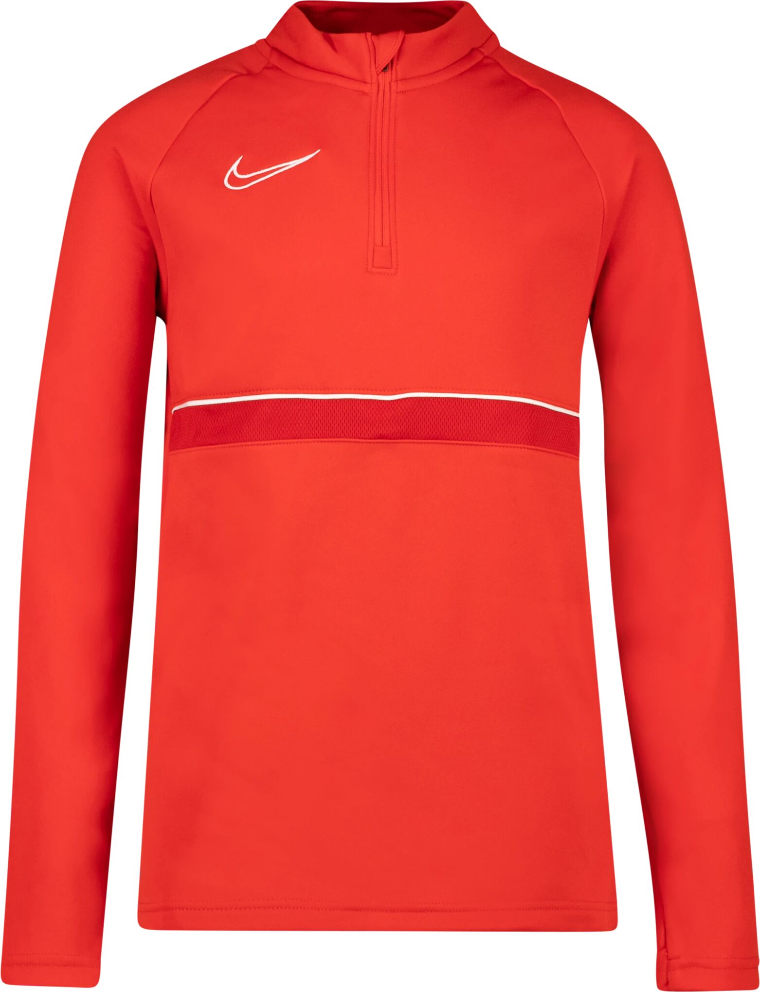 Nike DRY ACADEMY 21 DRIL TOP, treningsgenser junior 128 UNIVERSITY RED/WHITE