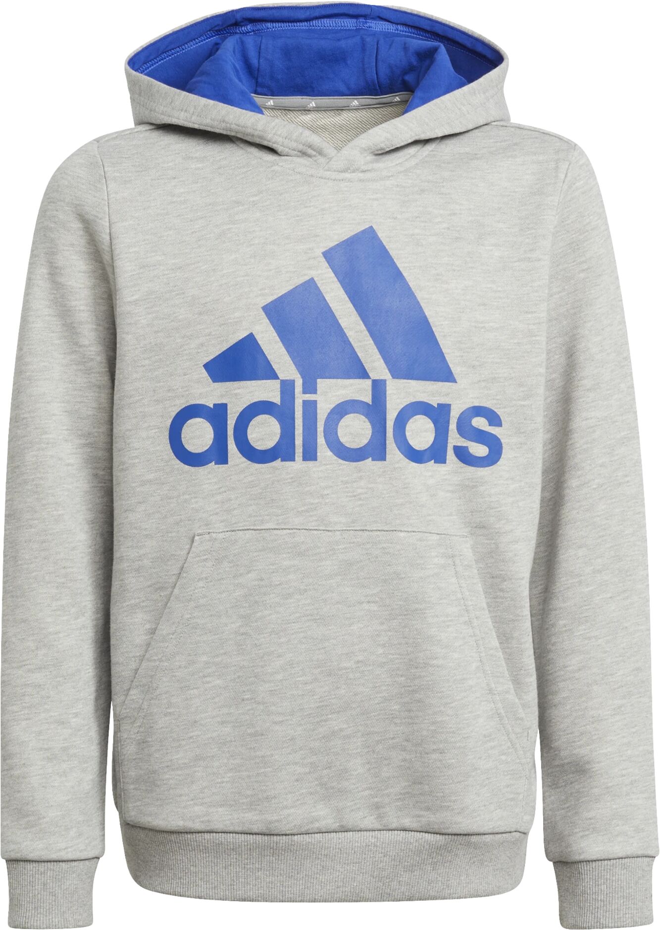 adidas Essential Big Logo Hoodie, hettegenser junior  128 MGREYH/BOBLUE