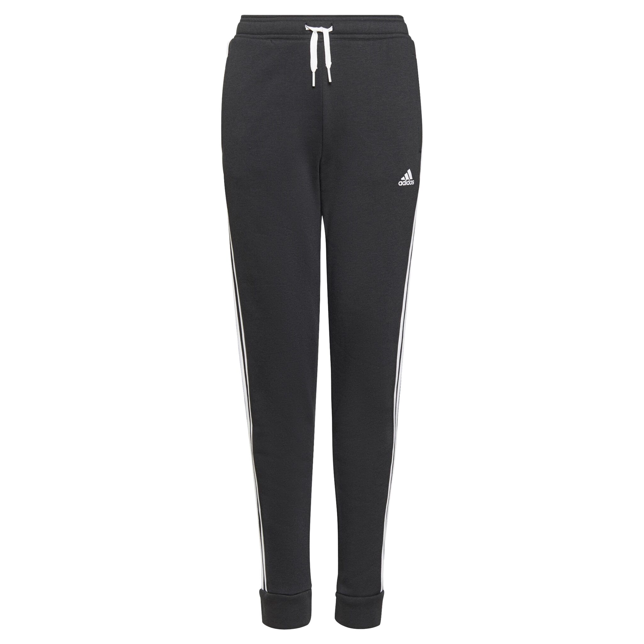 adidas Essentials 3-Stripes French Terry Pant, joggebukse junior 140 BLACK/WHITE