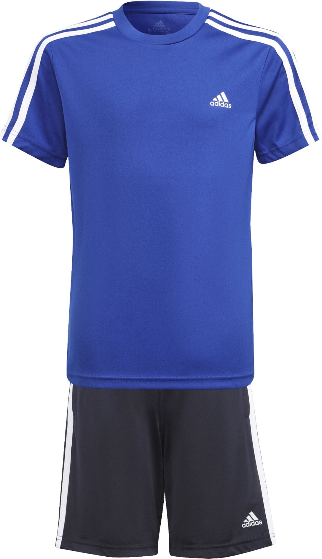 adidas Designed 2 Move Tee and Shorts set  140 BOBLUE/WHITE