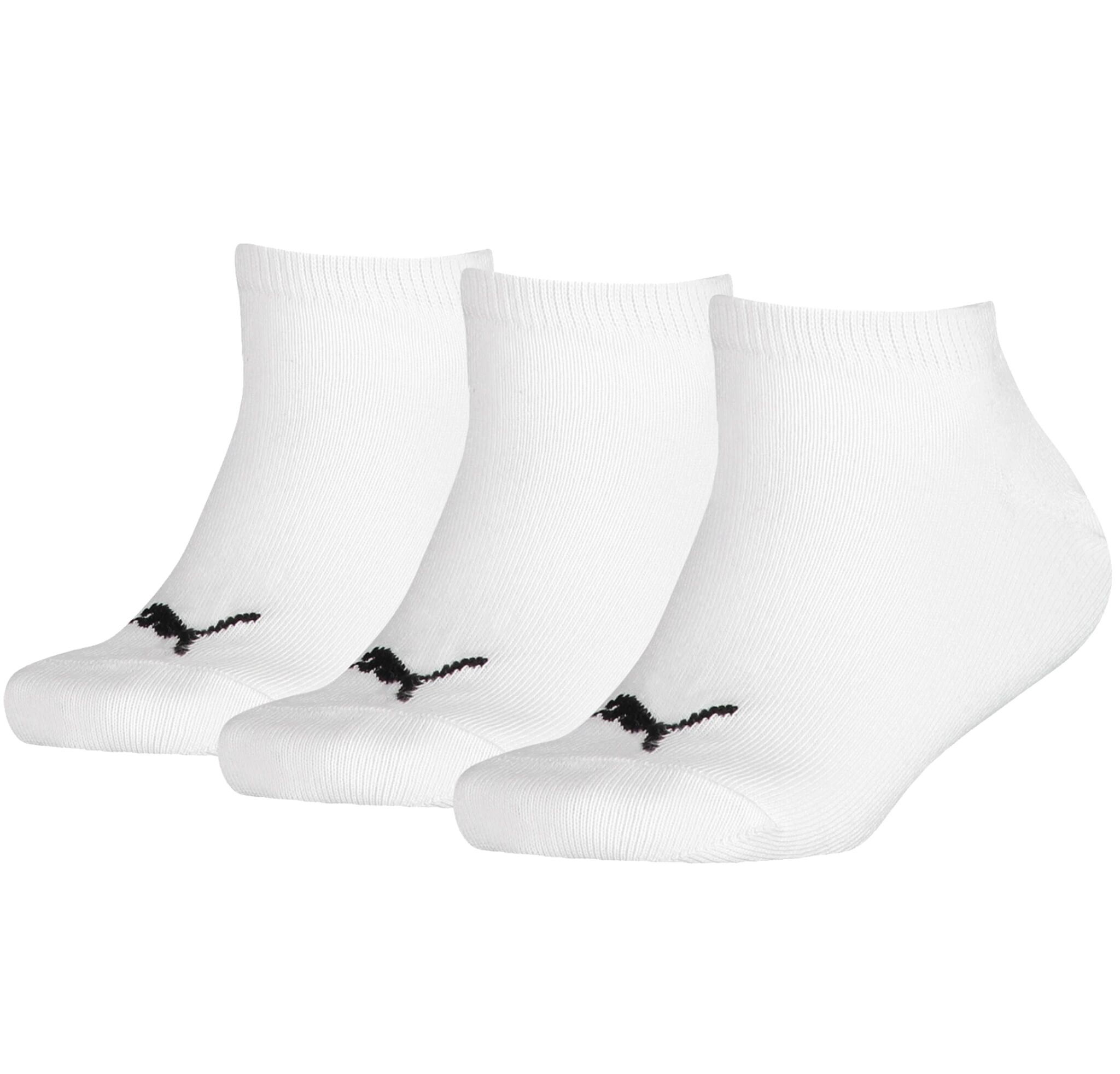 Puma Invisible 3PK, sokker junior 27/30 White